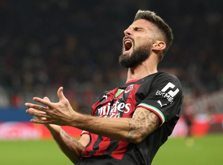 Giroud verso il rinnovo con il Milan