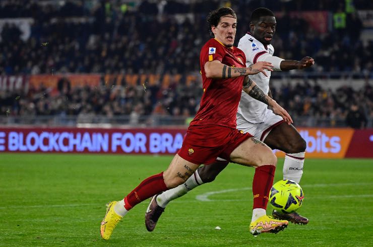 Nicolò Zaniolo in azione