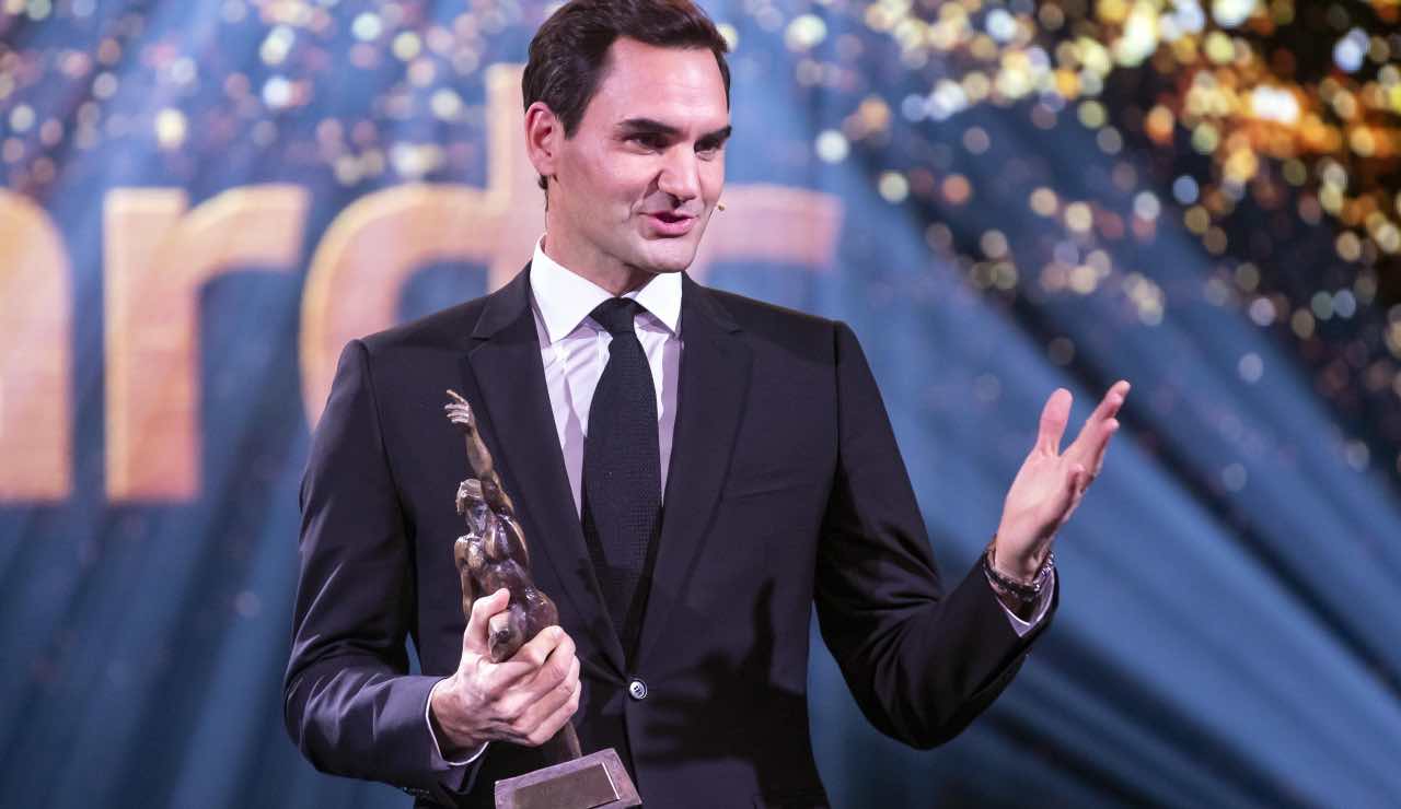 Premiazione Roger Federer, fine carriera