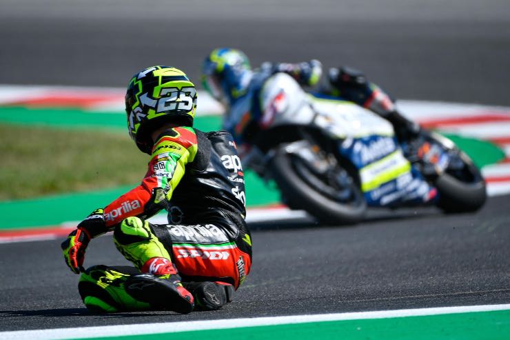 Iannone cade a Vallelunga 