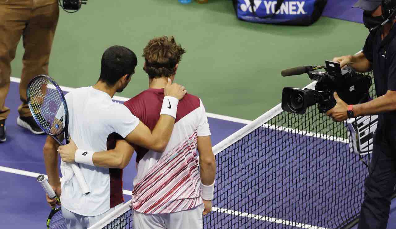 Isner al termine del match del Dallas Open