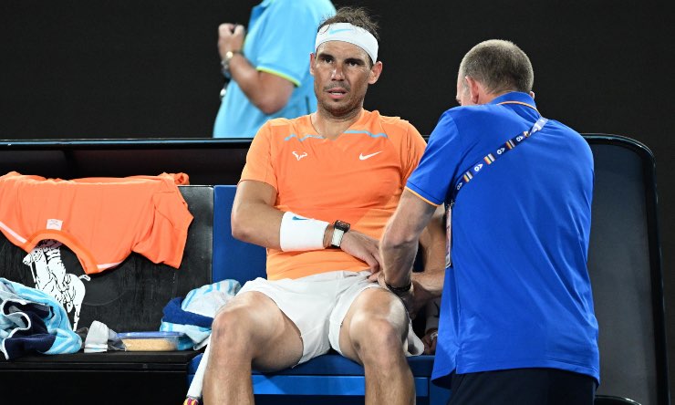 Nadal timeout medico