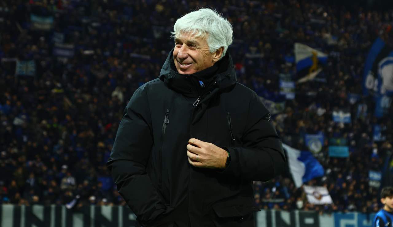 Gasperini esulta per la permanenza del calciatore