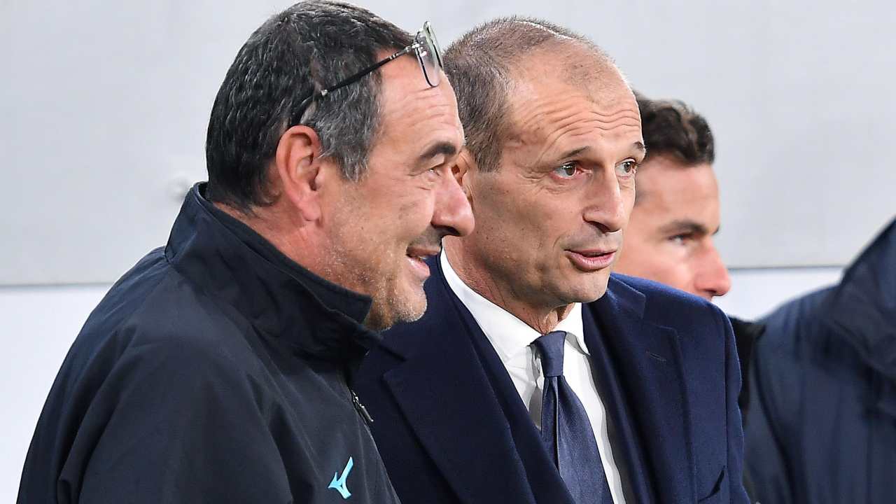 Maurizio Sarri e Massimiliano Allegri -