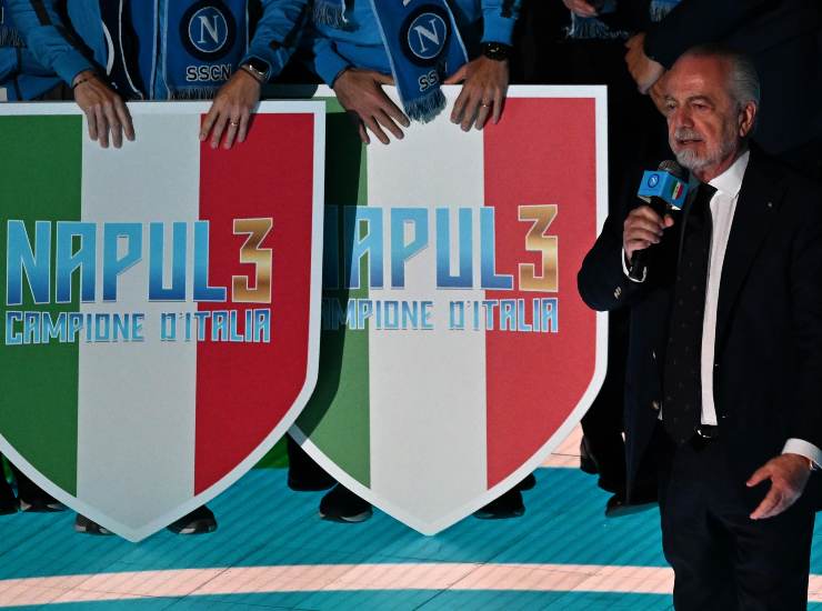 Aurelio De Laurentiis, presidente del Napoli