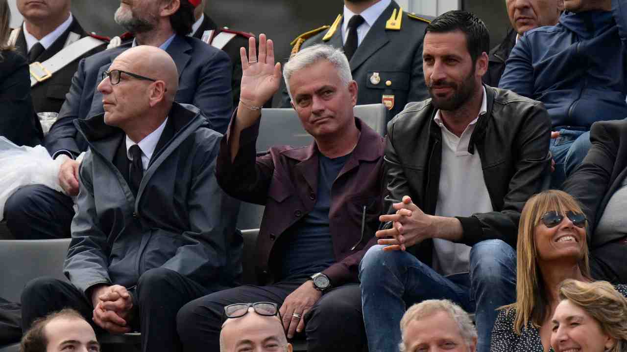 Jose Mourinho agli Internazionali di Tennis 2023 - NewsSportive.it