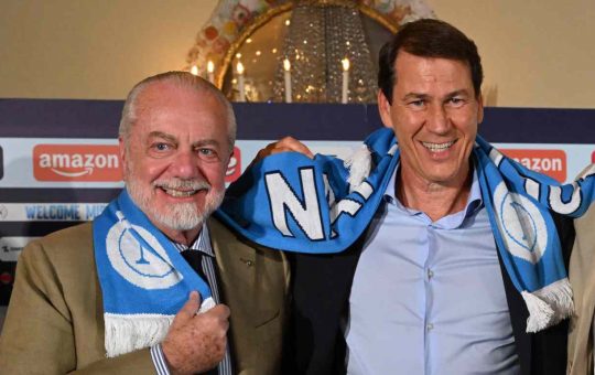 De Laurentiis e Rudi Garcia