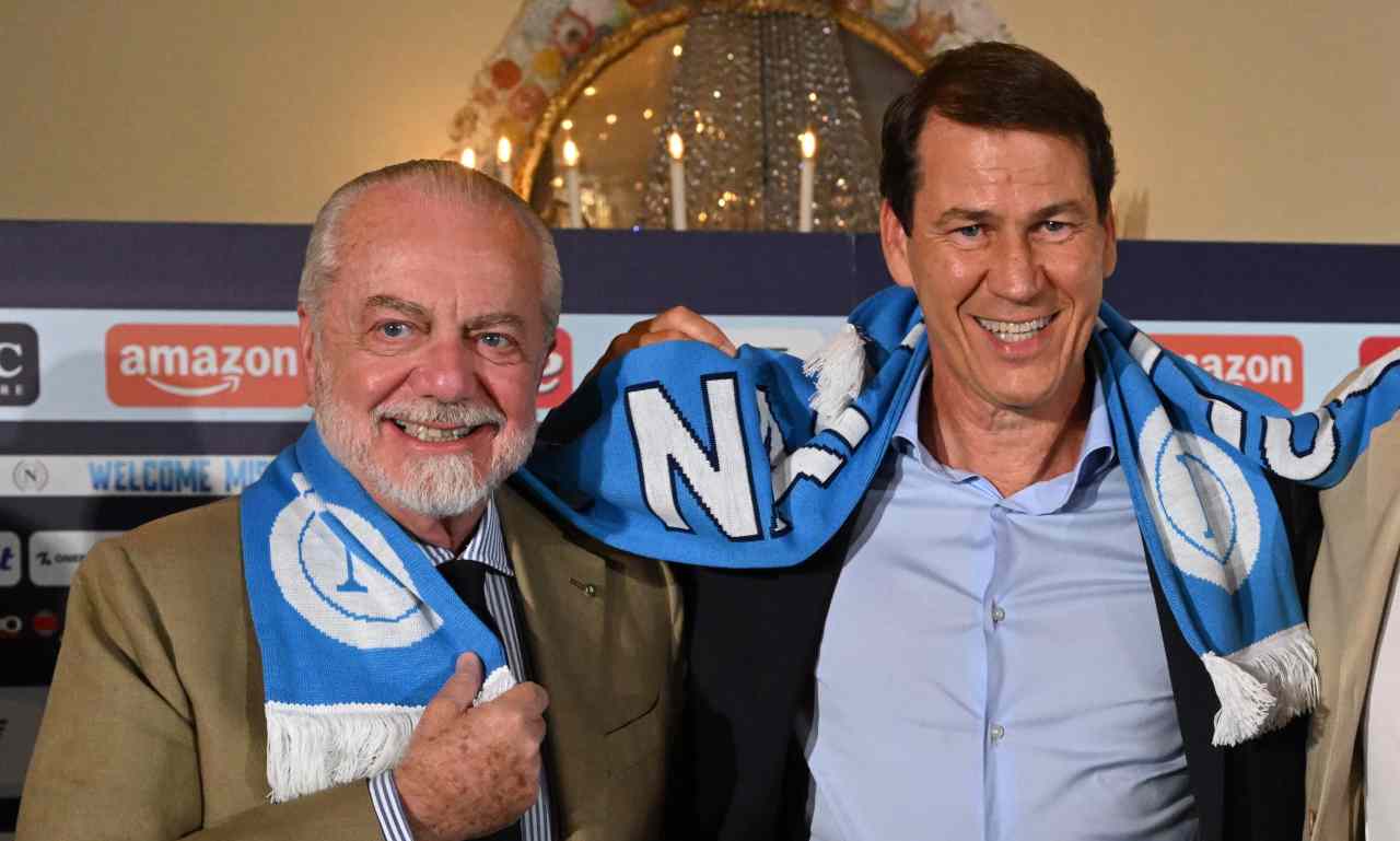 De Laurentiis e Rudi Garcia