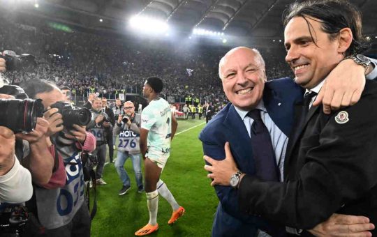 Giuseppe Marotta e Simone Inzaghi