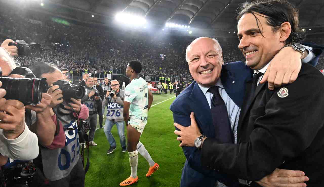 Giuseppe Marotta e Simone Inzaghi