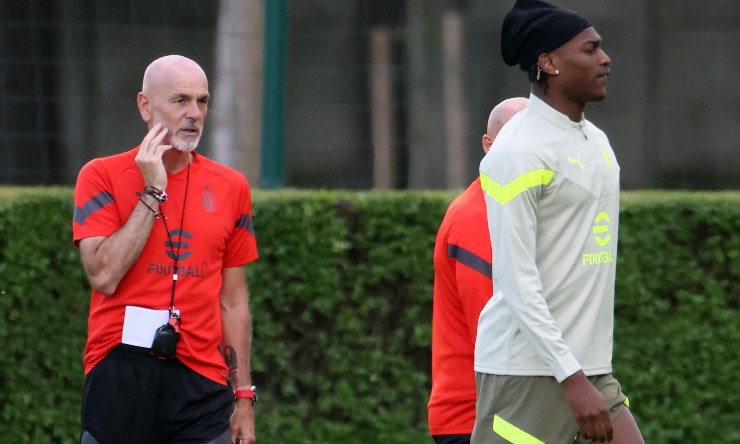 Pioli allenamento