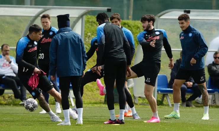 Allenamento Napoli